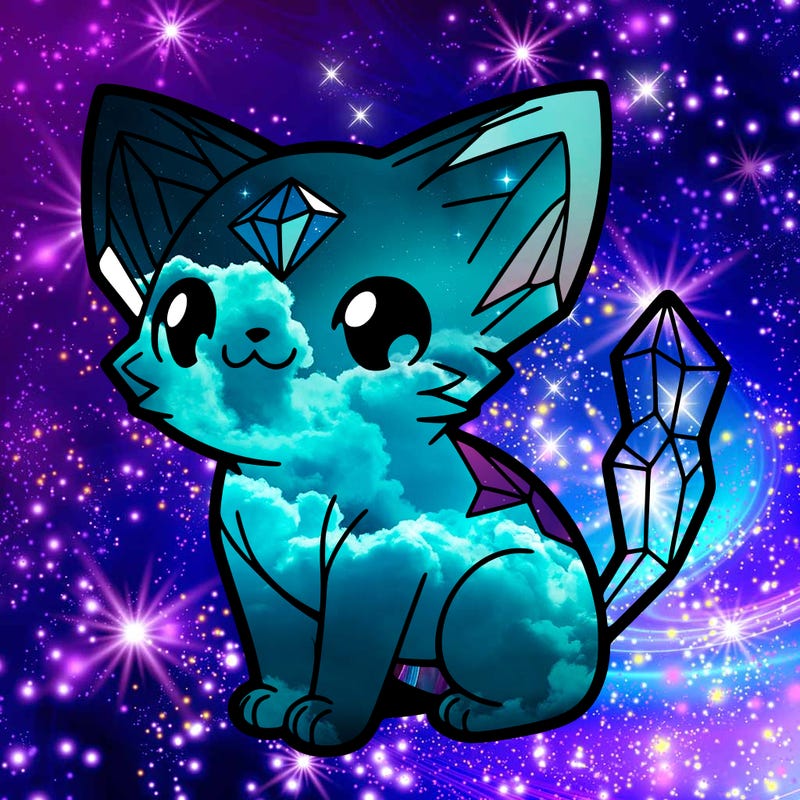 crystal kitten