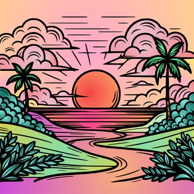 sunset