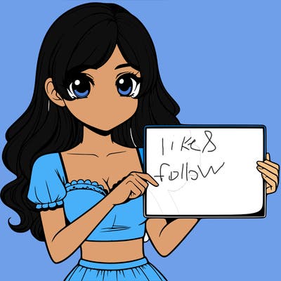 realistic pretty girl holding blank sign