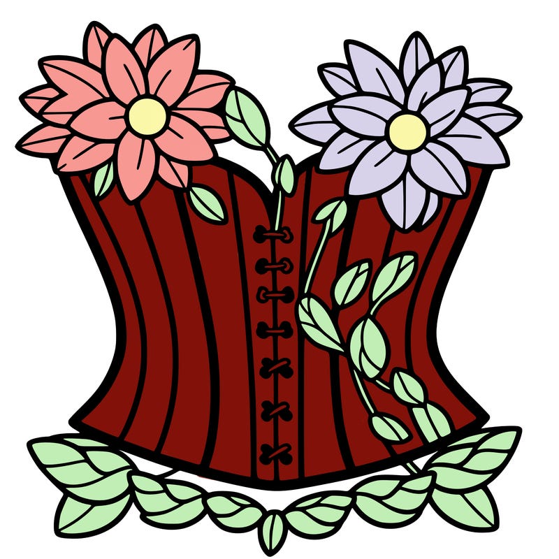 flower corset