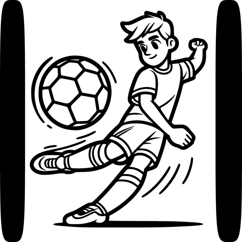 ronaldo shooting a soccer ball