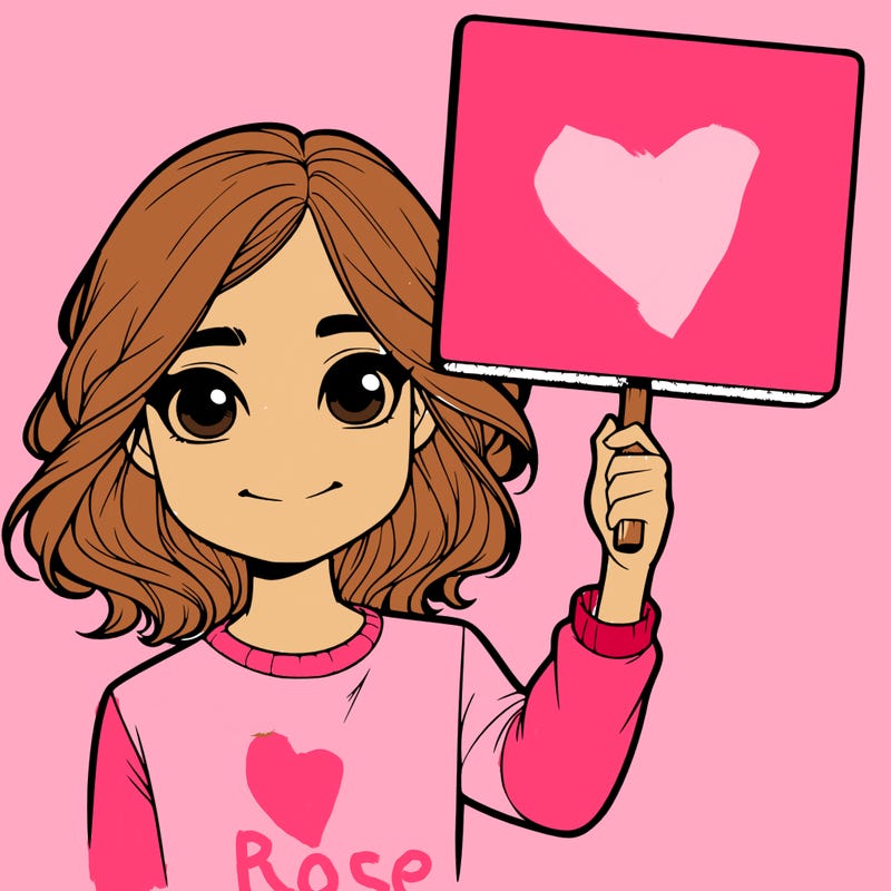 realistic girl holding up a sign