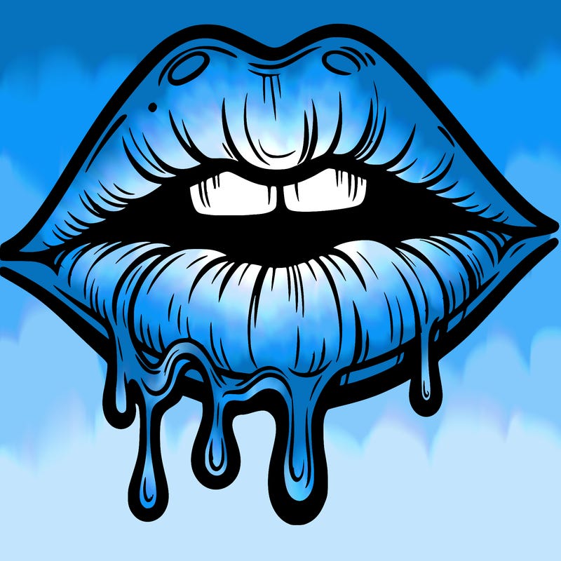 lips that look realistic and drip