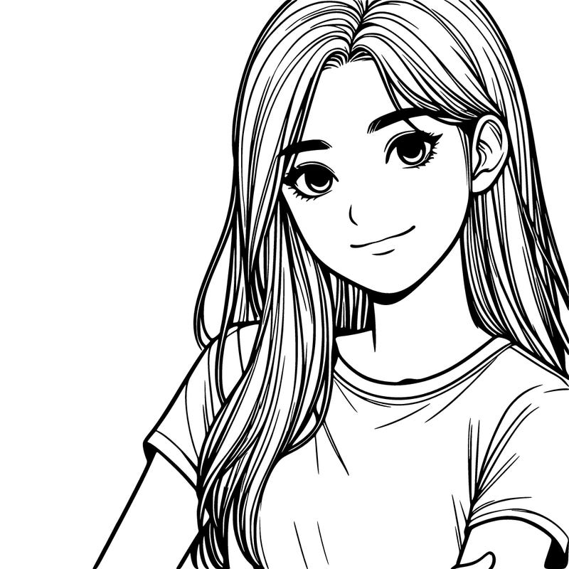 teenage girl realistic