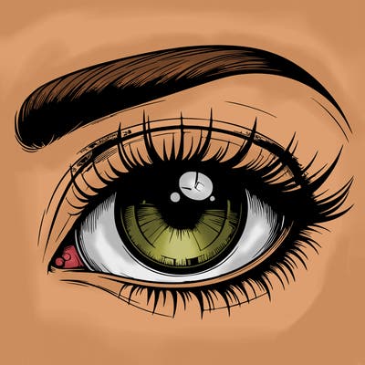 realistic eye