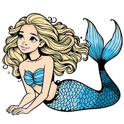 a realistic mermaid