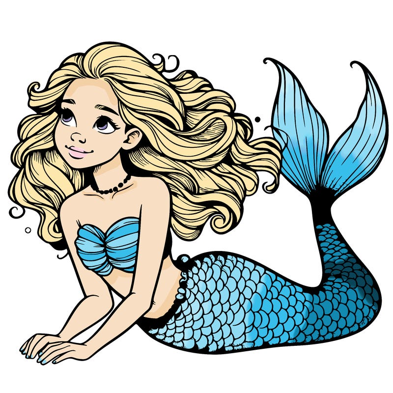 a realistic mermaid