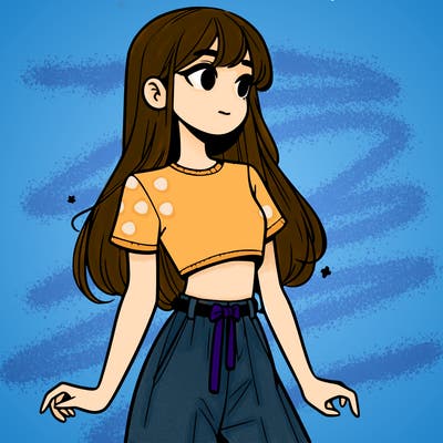 girl in a cute crop top