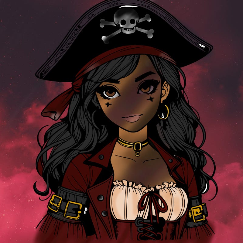 realistic pirate girl