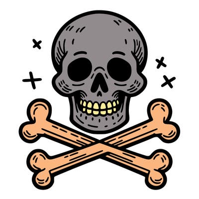 skull and crossbones
