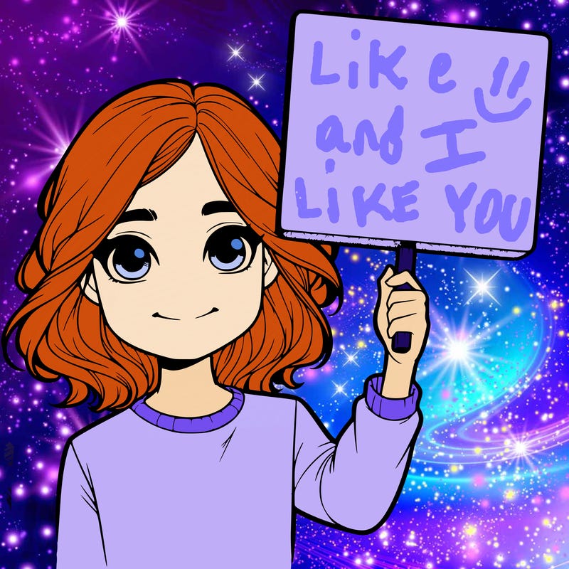 realistic girl holding up a sign