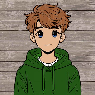 teenager boy with sweatshirt