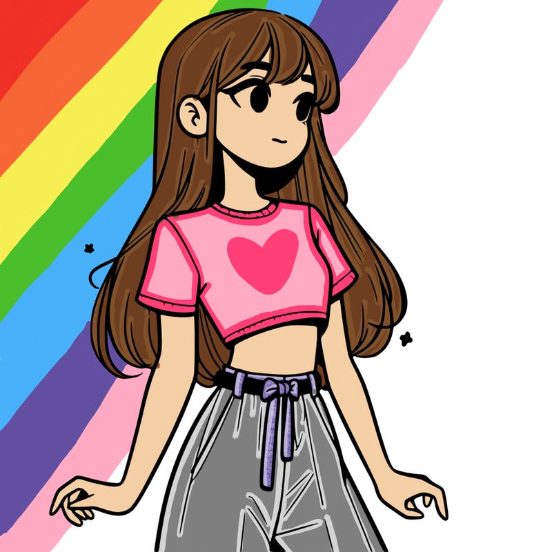 girl in a cute crop top