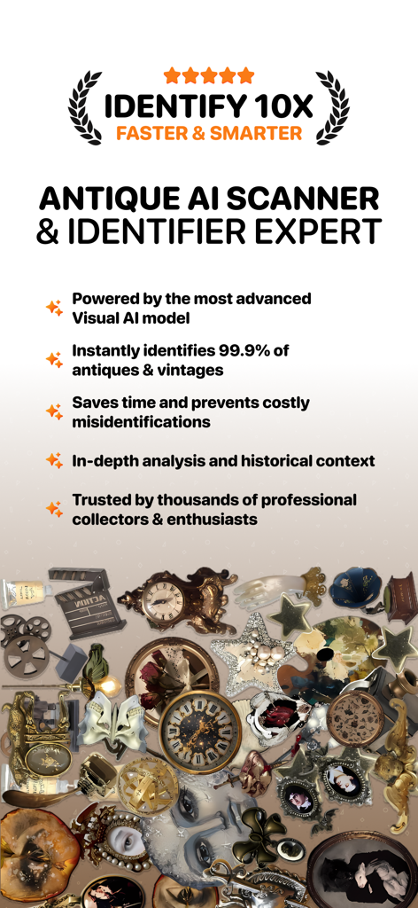 Antique Identifier - Relic AI - Key features of Antique Identifier Relic AI app for scanning and identifying vintage collectibles