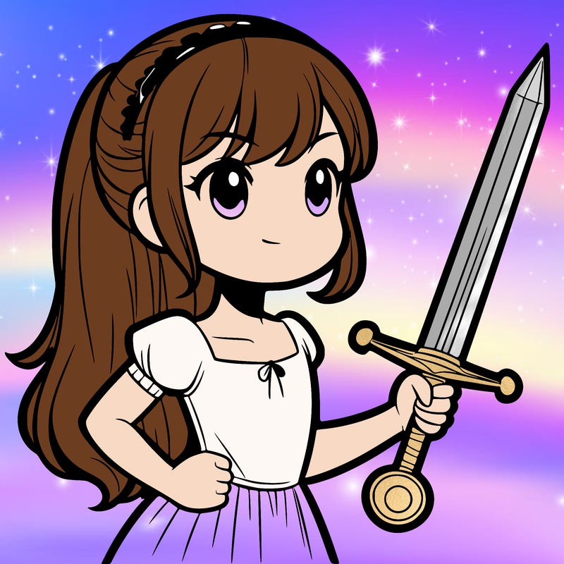 girl with sword