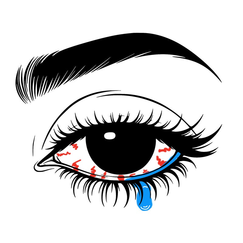 eye closed realistic