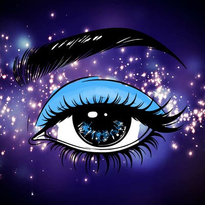 eye closed realistic