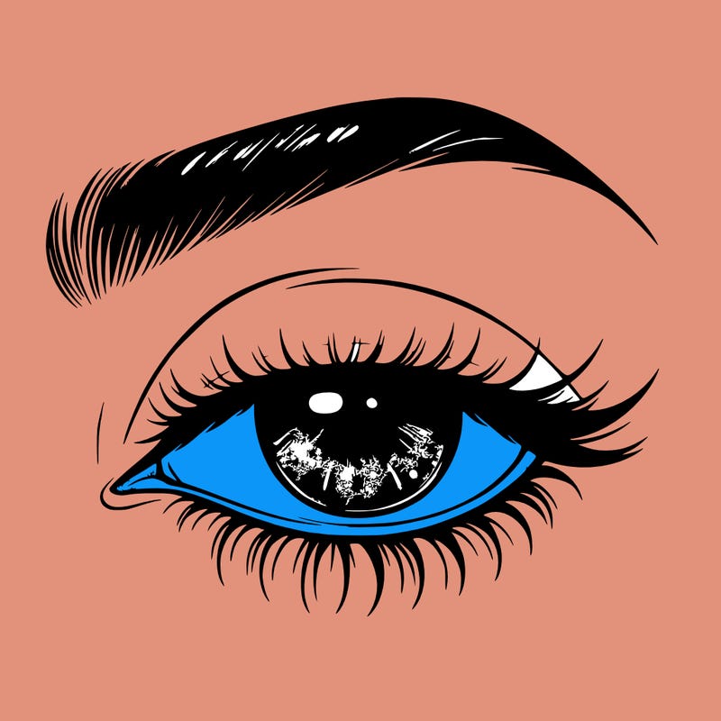 eye closed realistic