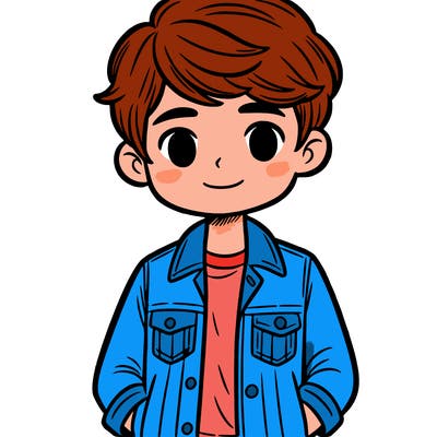 boy with jacket on