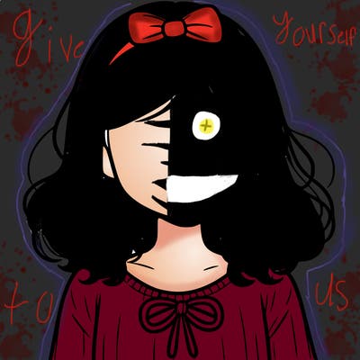 girl with no face