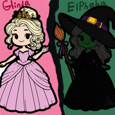 a princess and a witch