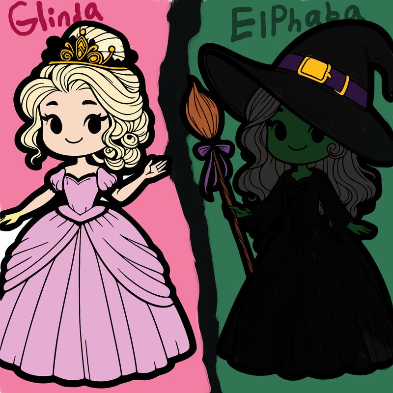 a princess and a witch