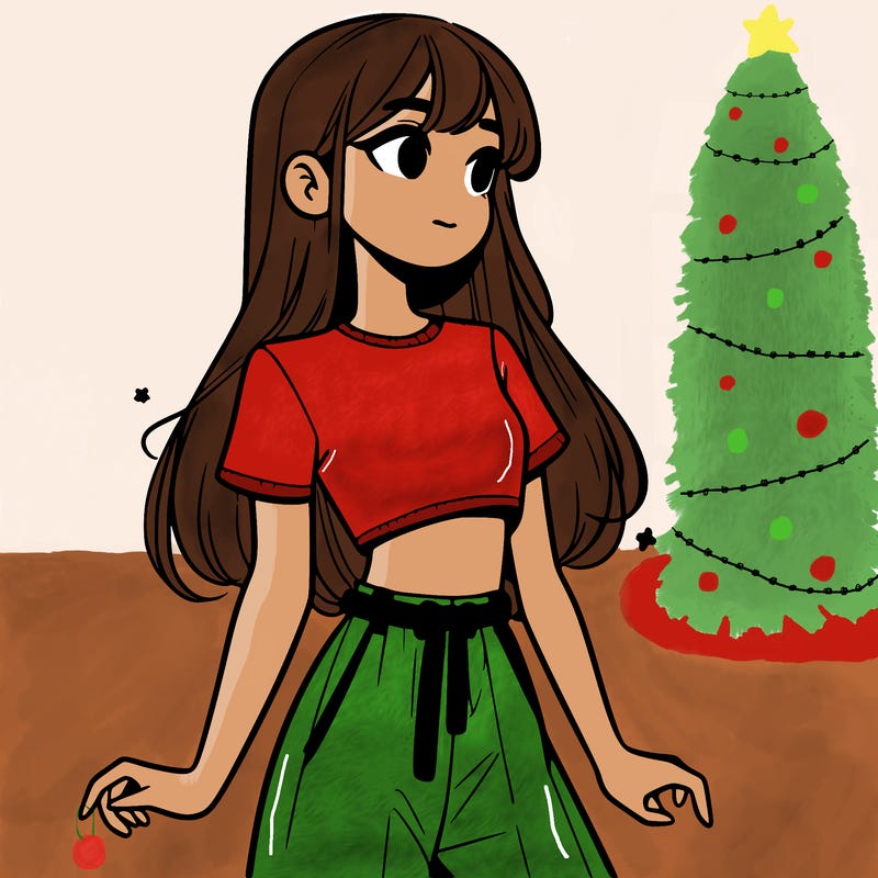 girl in a cute crop top