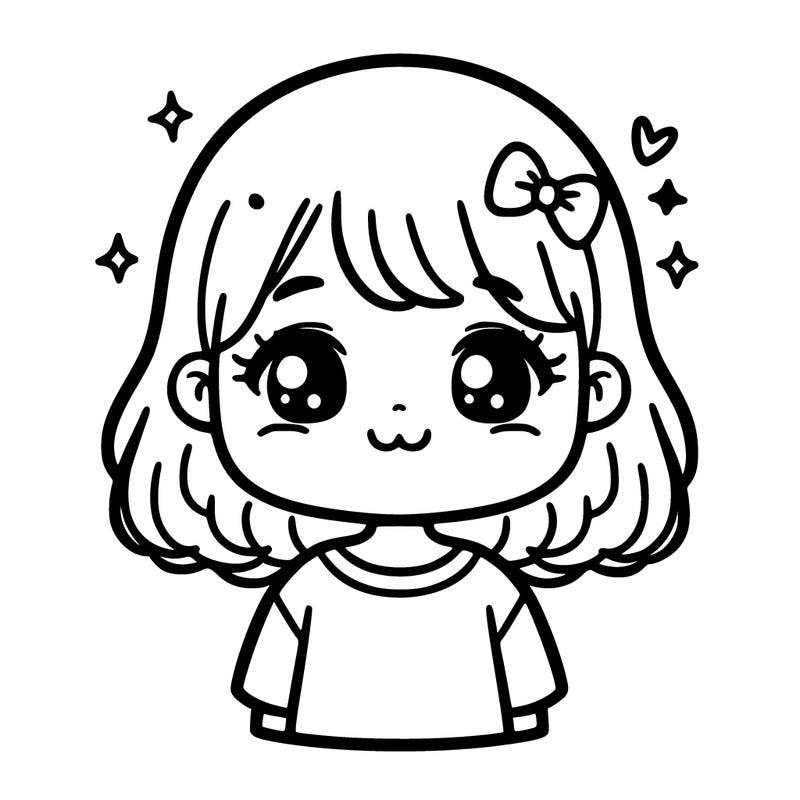 cute girl with blush