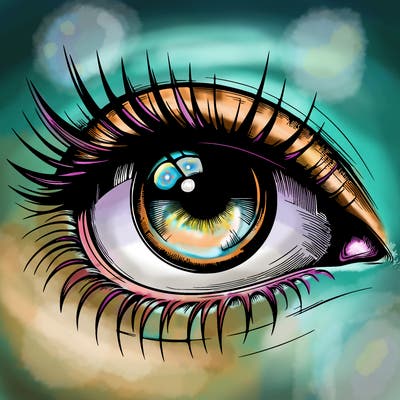 realistic eye