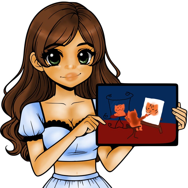 realistic pretty girl holding blank sign