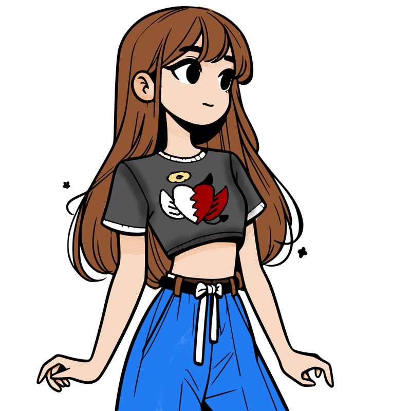 girl in a cute crop top