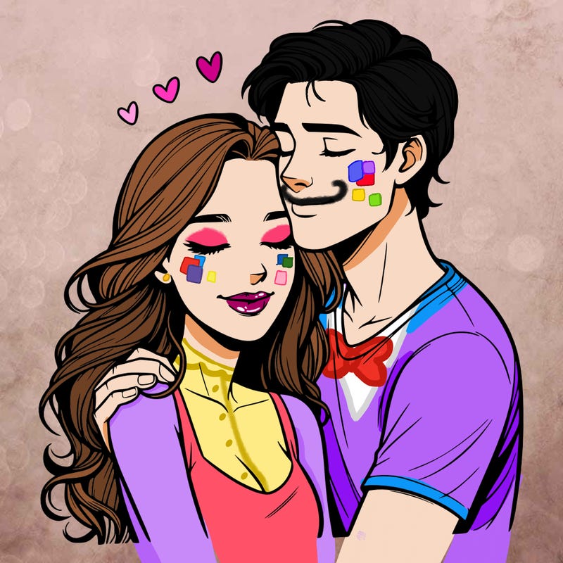 realistic couple