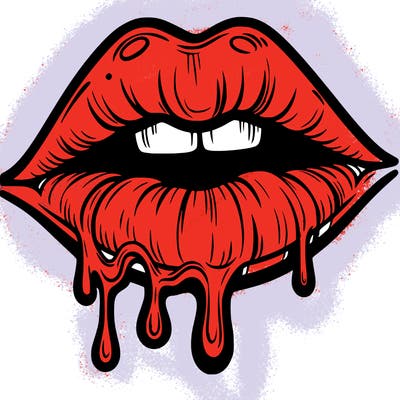 lips that look realistic and drip