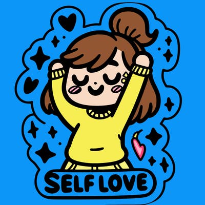 self-love sticker