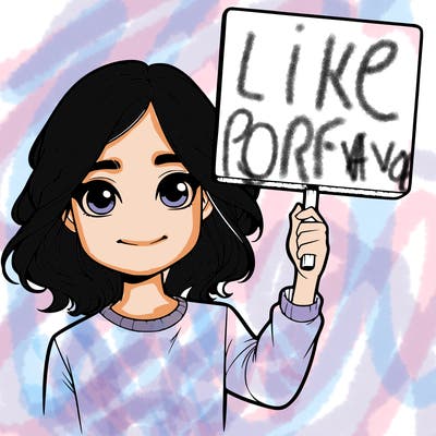 realistic girl holding up a sign