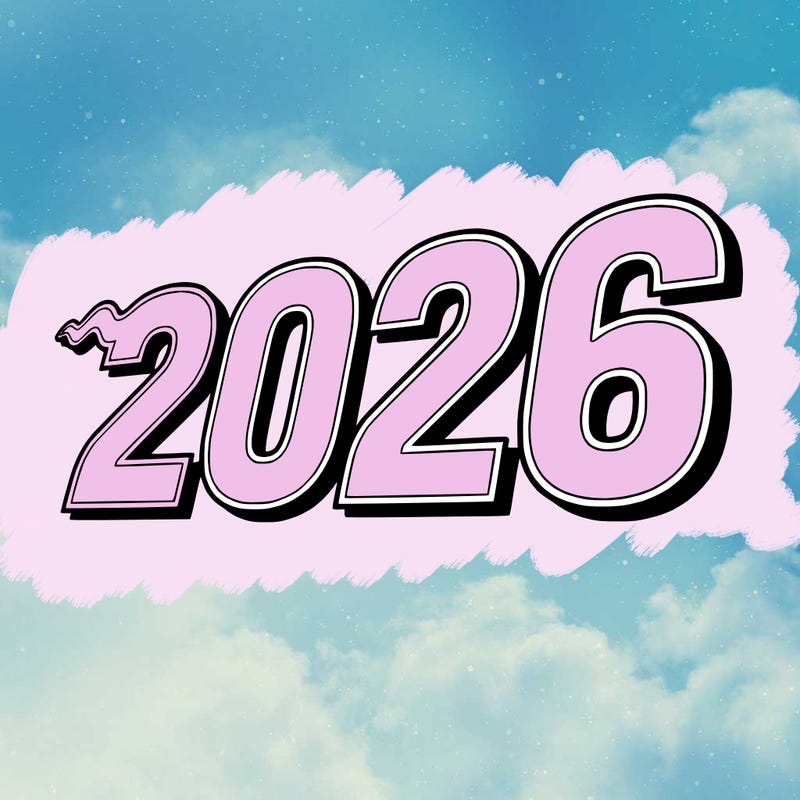 2026 in big font covering the whole paper no one else in it just the numbers... 2026