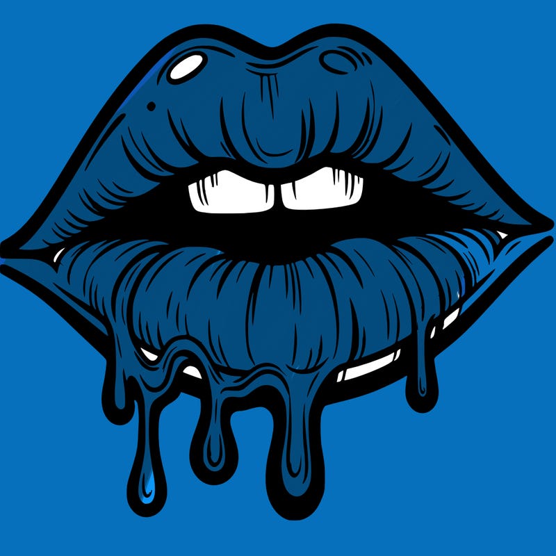 lips that look realistic and drip