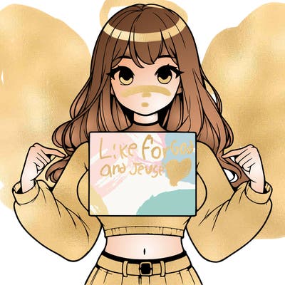 girl holding a blank sign in a long sleeve crop top