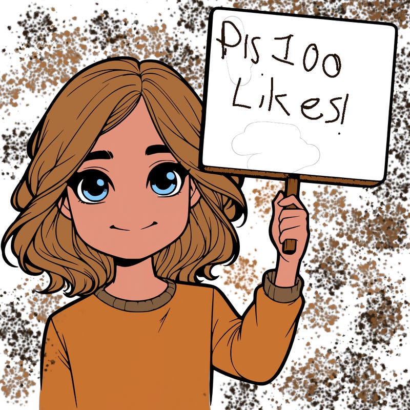 realistic girl holding up a sign