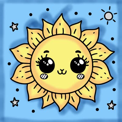 cute sun