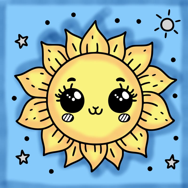 cute sun