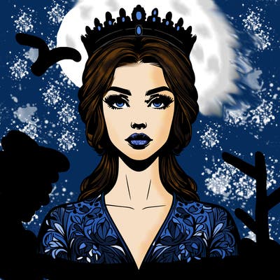 realistic beautiful queen