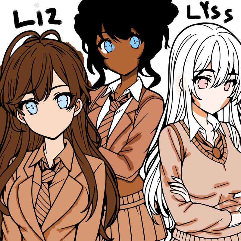 anime girls teenagers