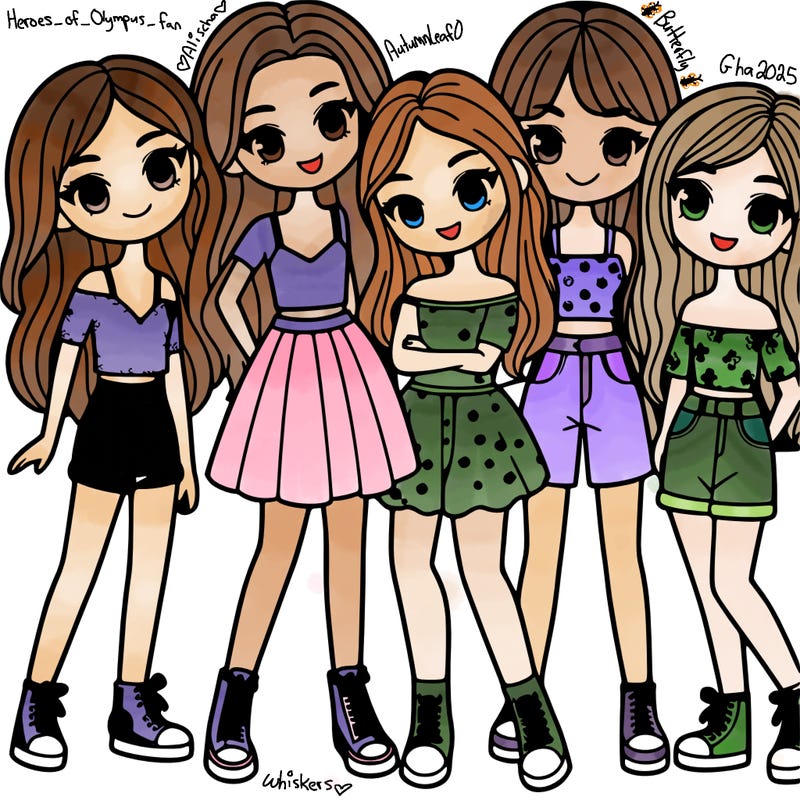 group of girls