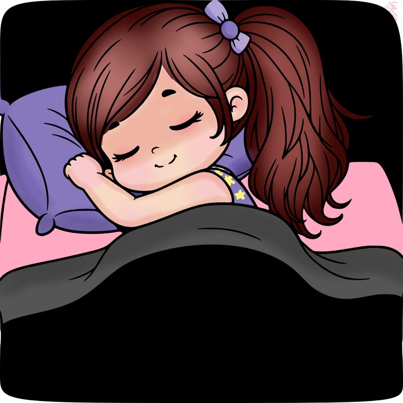 little girl sleeping