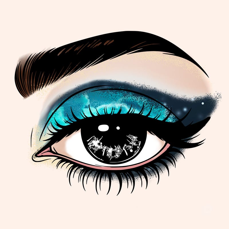 eye closed realistic