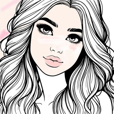 beautiful realistic girl