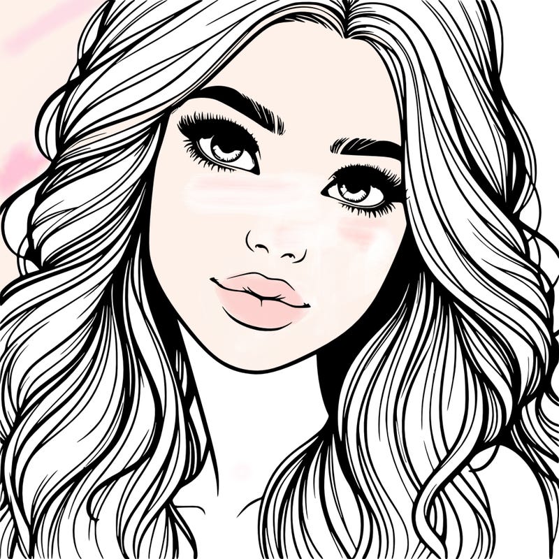 beautiful realistic girl