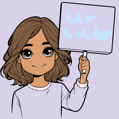 realistic girl holding up a sign