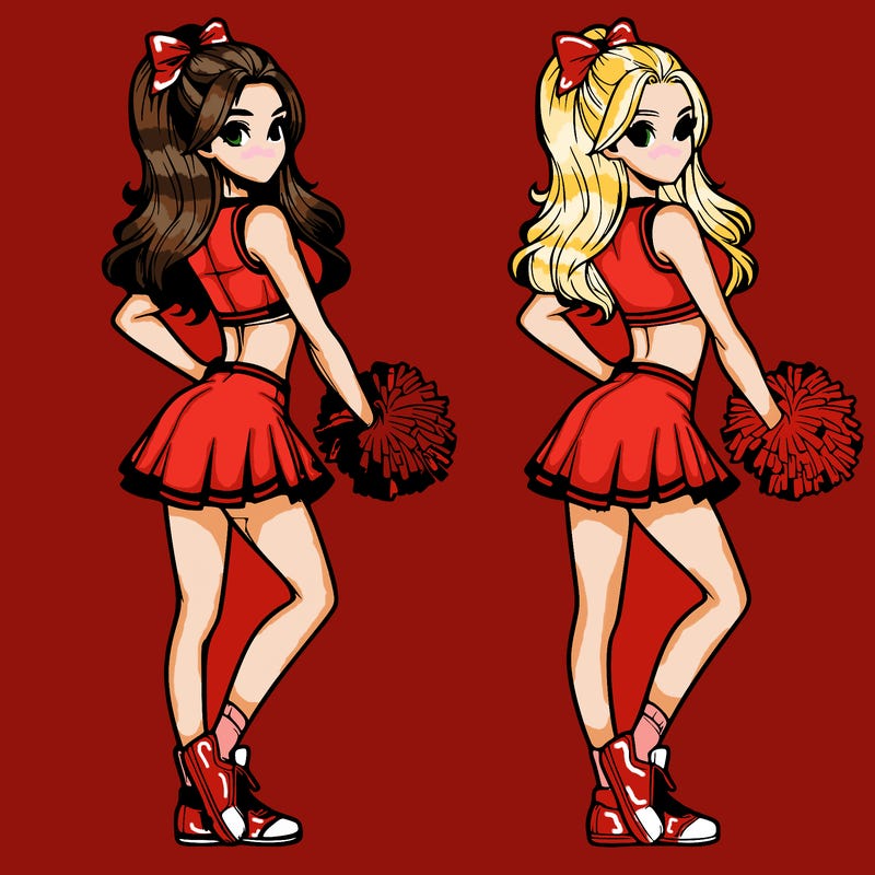 realistic cheerleader
